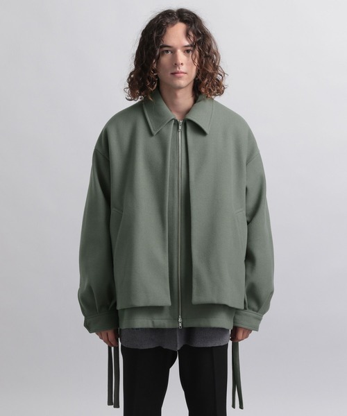 HARE（ハレ）の「ウーリーテックレイヤードブルゾン(HARE)（ブルゾン