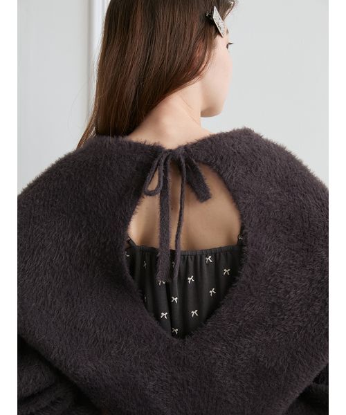 セール】リボンフェザーロンパース（ルームウェア/パジャマ）｜gelato