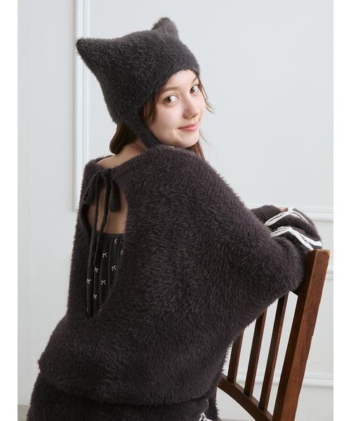 セール】リボンフェザーロンパース（ルームウェア/パジャマ）｜gelato