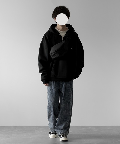 RUUBON（ルーボン）の「【RUUBON】half zip heavy weight parka