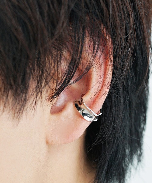 MinoriTY】ウェーブクレストイヤーカフ メンズ ウィメンズ ユニ