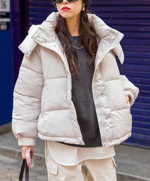 セール】フード取り外し中綿ジャケット（ダウンジャケット/コート