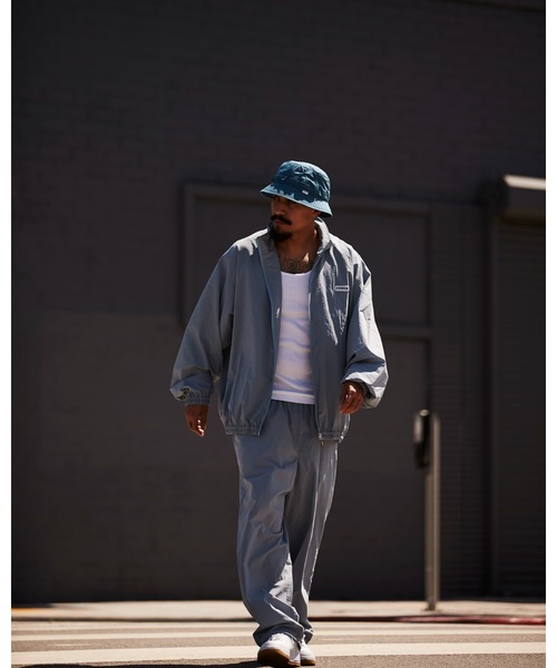 KEBOZ（ケボズ）の「GRID CHECK TRACK JACKET（ナイロンジャケット