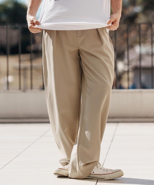 mp13385-ワイドスラックスパンツ（スラックス）｜CAMBIO（カンビオ）の