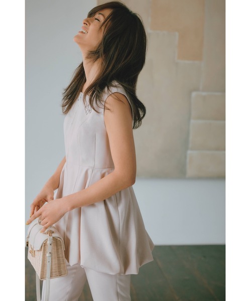 CELFORD（セルフォード）の「バルーンペプラムセットアップ（パンツ