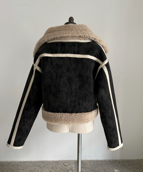Seam Tape Short Mouton Coat（ムートンコート）｜JUEMI（ジュエミ）の