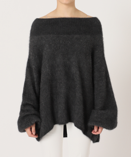 Noble（ノーブル）の「ファーニットオフショルプルオーバー（ニット