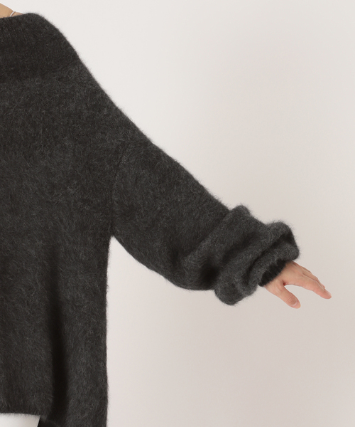 Noble（ノーブル）の「ファーニットオフショルプルオーバー（ニット