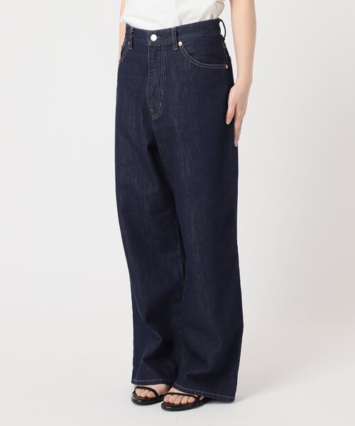 追加3 ULTライトデニムハイライズルーズ5PKT（デニムパンツ）｜OUTDOOR