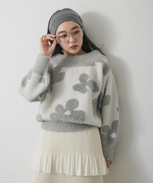セール】フラワージャガードニット（ニット/セーター）｜SENSE OF