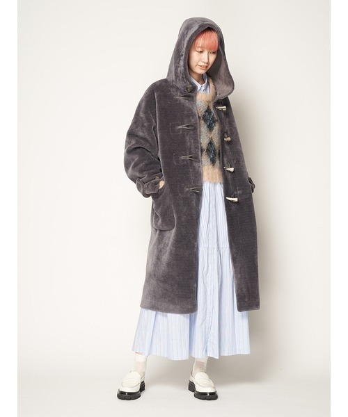 FURFUR（ファーファー）の「ボアダッフルコート（ダッフルコート