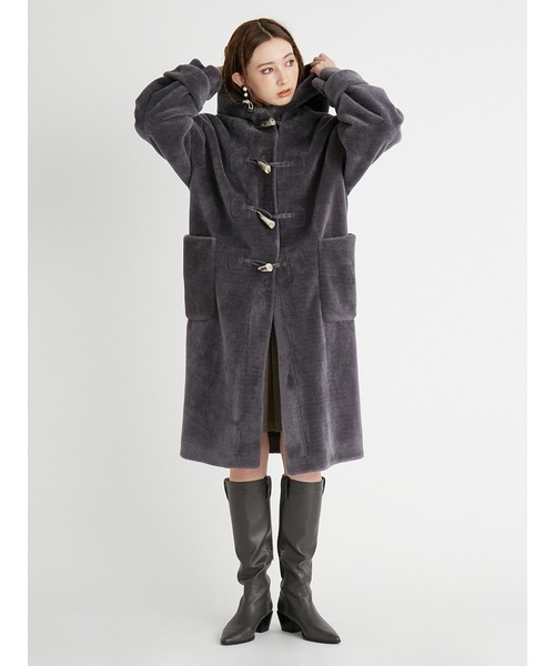 FURFUR（ファーファー）の「ボアダッフルコート（ダッフルコート