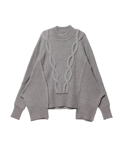 UN3D.（アンスリード）の「ケーブルボリュームニット（ニット/セーター