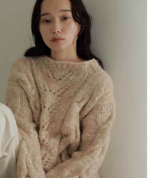 CASA FLINE（カーサフライン）の「アルパカウールニットプルオーバー