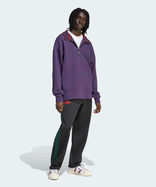 90s オルタナティブ スポーツ ハーフジップ グラフィック フリース