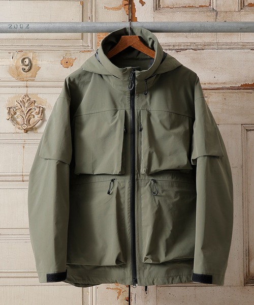 セール】TECH JACKET / マルチポケット 3レイヤー テックジャケット