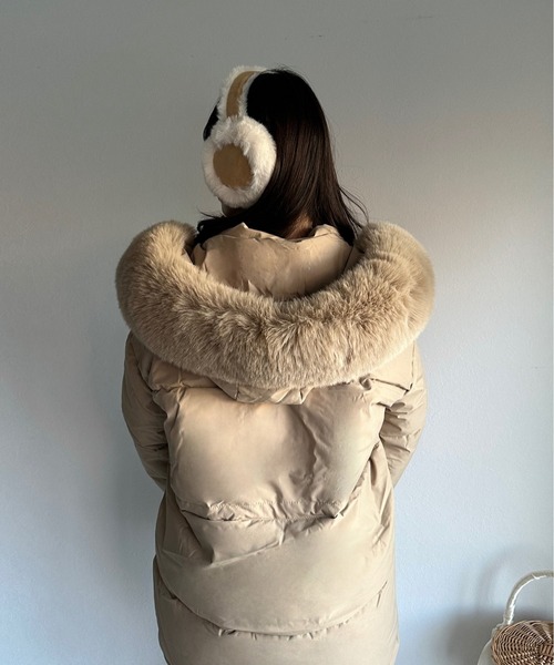 セール】【寒い冬でも可愛く防寒！】ムートンイヤーマフ（イヤーマフ