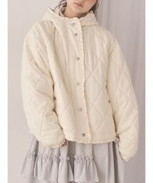 merry jenny（メリージェニー）の「flowerパファーコート（ダウン