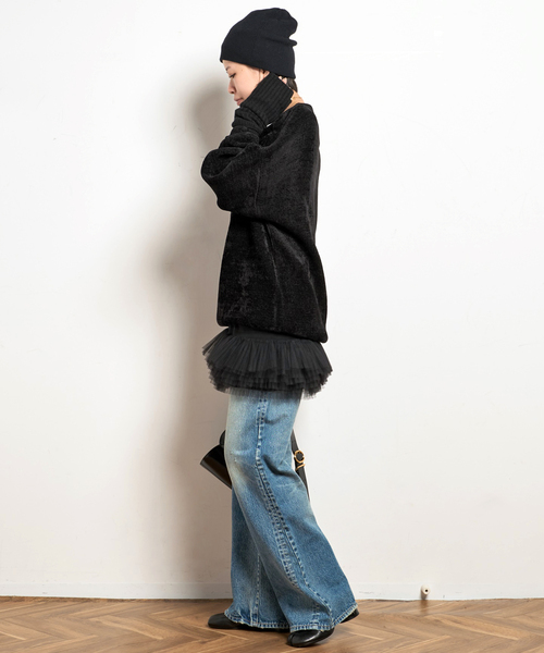 ベロアニット（ニット/セーター）｜AP STUDIO（エーピーストゥディオ
