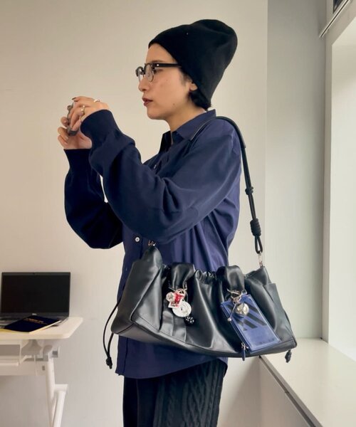 インフルエンサーouchi企画》マルチウェイ巾着ボストンバッグ