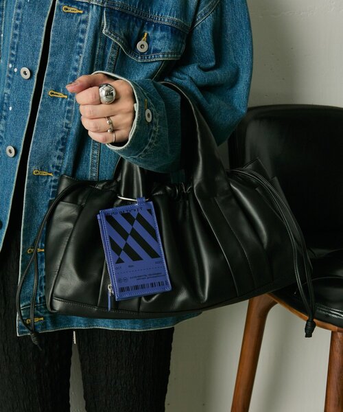 インフルエンサーouchi企画》マルチウェイ巾着ボストンバッグ