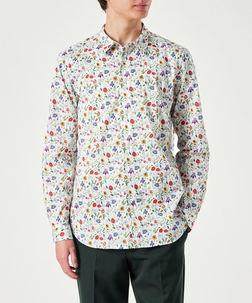 リバティ フローラルプリント シャツ / 153352 006LN（シャツ/ブラウス