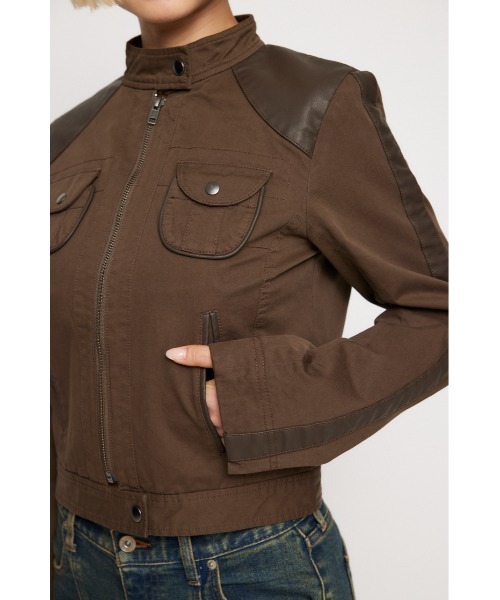 LAGUA GEM（ラグアジェム）の「LINE DOCKING COTTON ジャケット