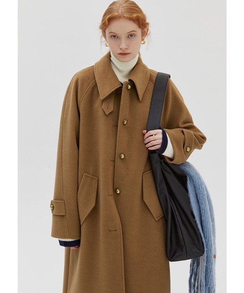 2way スタンドカラーコート FQ22D001【Fano Studios】-ファッション