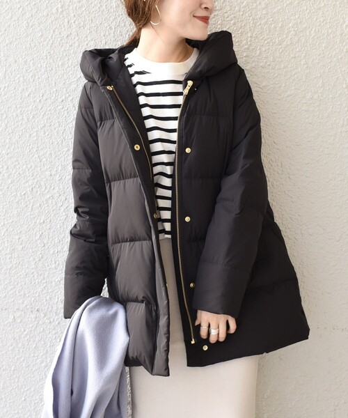 セール】*〈手洗い可能〉ショールカラー ミディ ダウン ◇（ダウン