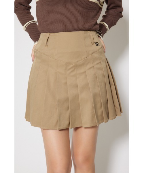 RIENDA GOLF】グレンチェックプリーツスカート 秋服 冬服（スカート