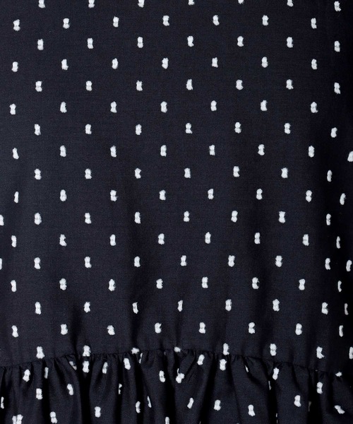 TSURU by MARIKO OIKAWA ドット柄半袖トップス36 黒