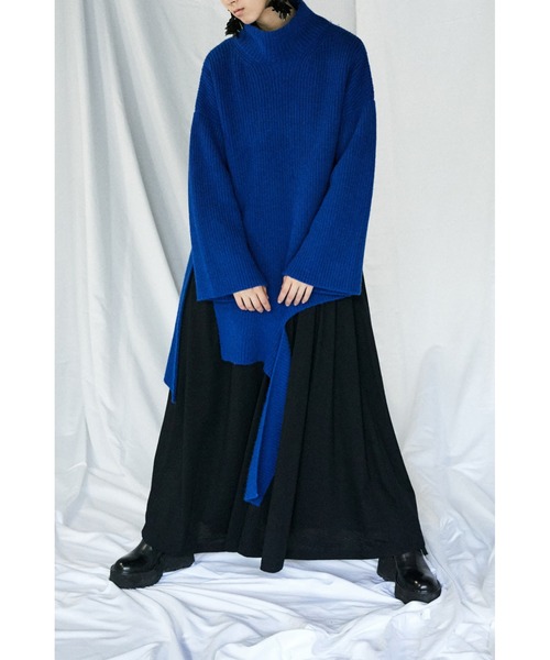 ENFOLD（エンフォルド）の「リブアシンメトリー プルオーバーニット