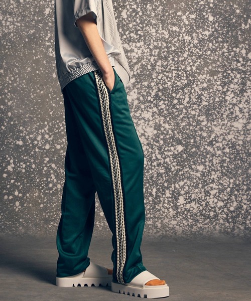 UNISEX》Crochet Side Line Easy Straight Pants/クロシェサイドライン