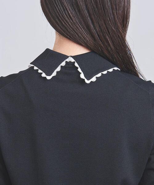 UNITED ARROWS（ユナイテッドアローズ）の「レースカラーレディ ニット