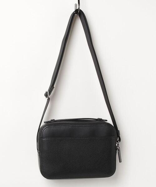 セール】COOPER エンボスロゴ ペブルレザー クロスボディ（ショルダー