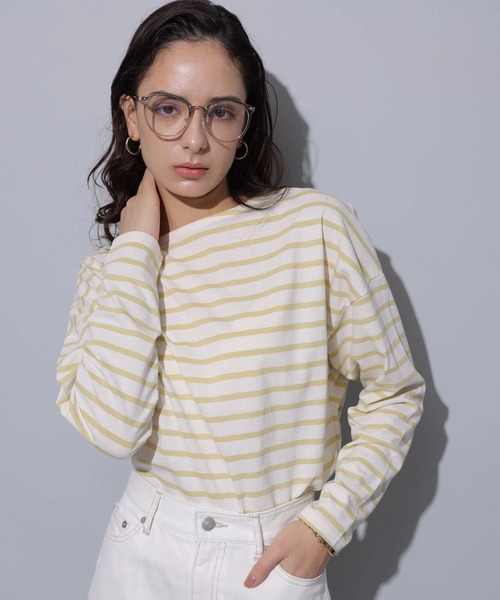 ボーダードルマンカットソー（Tシャツ/カットソー）｜Arpege story