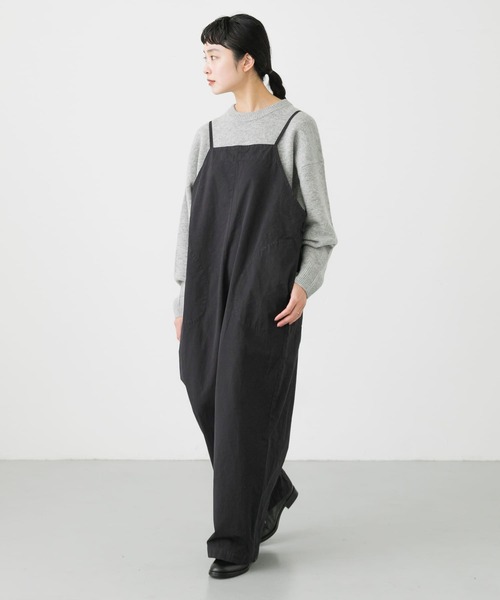 かぐれ（カグレ）の「オーバーダイコットンサロペット（サロペット