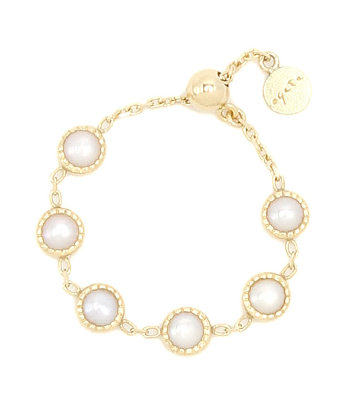 agete（アガット）の「【Dreamy Dreamy】K10リング（10142111013