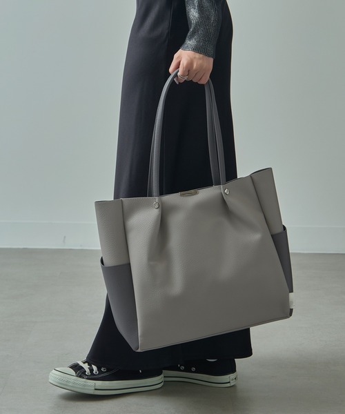 ROOTOTE】LT.MED.ROOWORK-A フェイクレザー 合皮トートバッグ 1329