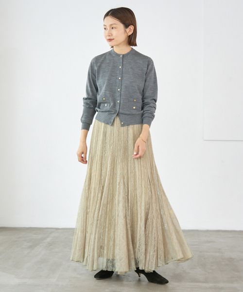 セール】レースプリーツスカート（スカート）｜IENA（イエナ）の