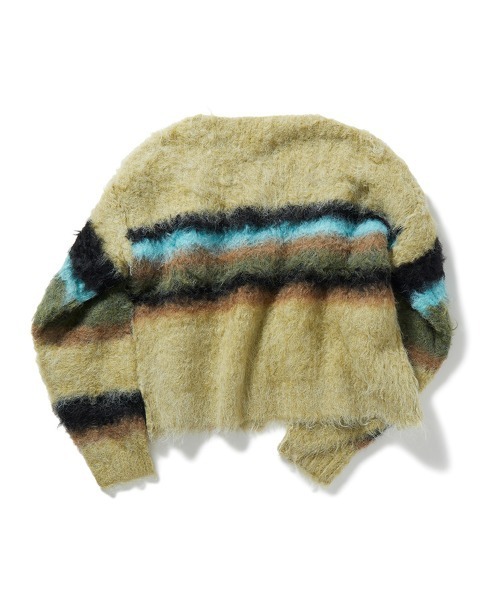 PERVERZE（パーバーズ）の「Double Stripe Knit Cardigan