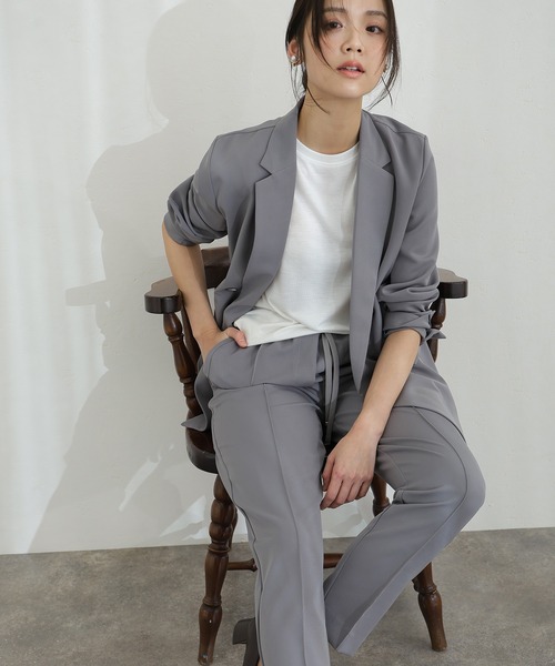 ダブルカラーセットアップフォーマル3点＆卒業式テーラードジャケット