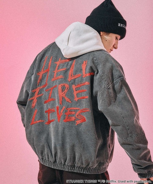 niko and（ニコアンド）の「【STRANGER THINGS】コラボデニム