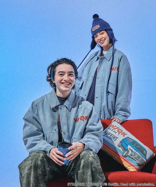 niko and（ニコアンド）の「【STRANGER THINGS】コラボデニム