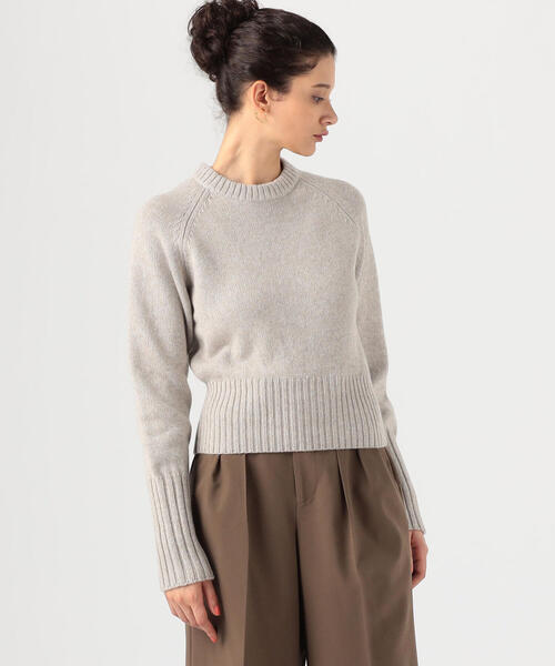 MACPHEE（マカフィー）の「ラムカシミヤ クルーネックプルオーバー