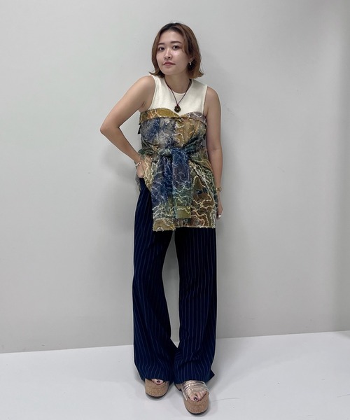 RIPPLE SHAGGY ART SHIRT（シャツ/ブラウス）｜Ameri（アメリ）の