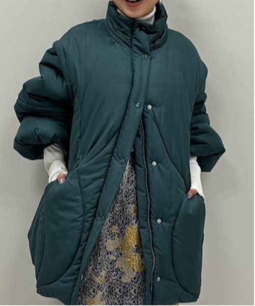 セール】2WAY WAVE STITCH PADDED JACKET（その他アウター）｜Ameri