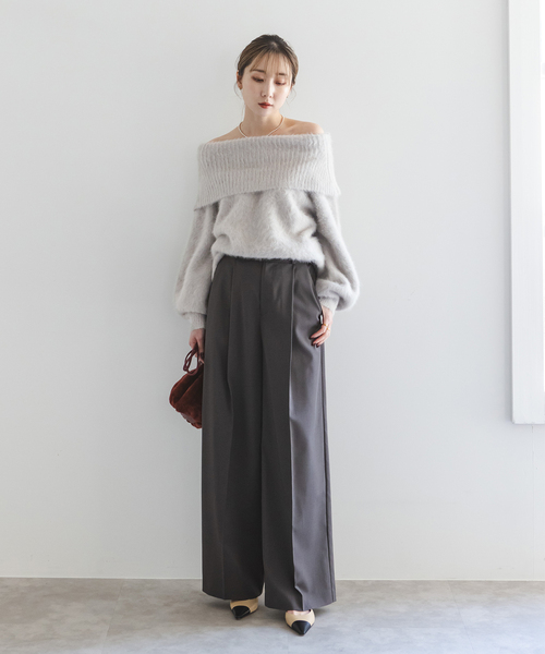 Noble（ノーブル）の「【NOBLE×L'AUBE BLANC】FOX/カシミヤオフ