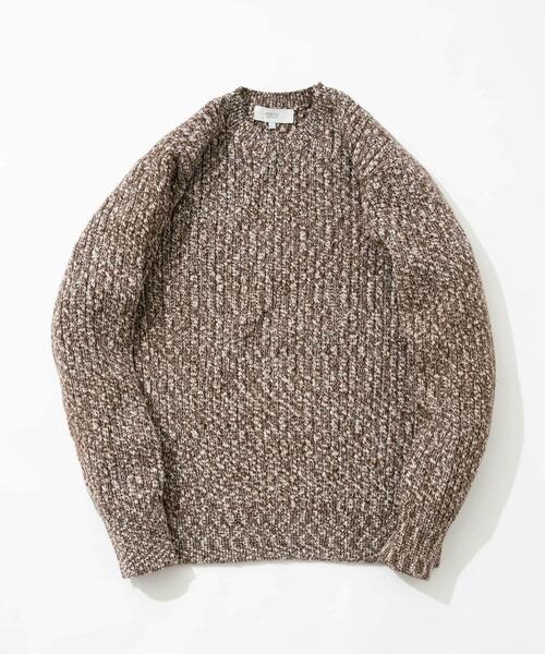 セール】『WEB限定』『XLサイズあり』スラブリブクルーネックニット