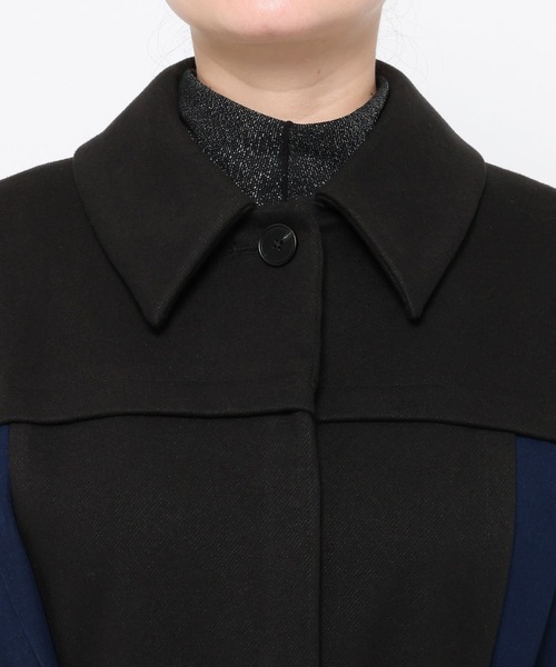 セール】ハイショクサイドプリーツコート(HARE)（ステンカラーコート